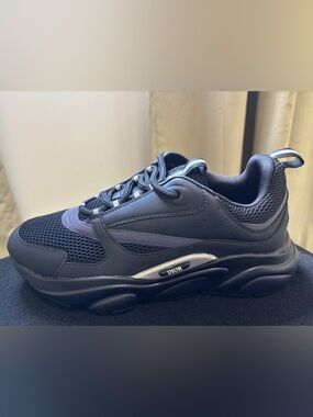 Dior Men’s Black & Dark Navy Chunky Mesh Sneaker